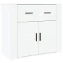 Tall white plywood sideboard by , Sideboards - Ref: Foro24-3185375, Price: 148,93 €, Discount: %