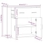 Hohes weißes Sideboard aus Sperrholz von , Sideboards - Ref: Foro24-3185375, Preis: 151,21 €, Rabatt: %