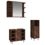 3-teiliges Badezimmermöbel-Set aus geräuchertem Eichensperrholz von , Badezimmermöbel - Ref: Foro24-3187609, Preis: 161,68 €,...