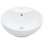 Waschbecken mit Überlauf 46,5x18 cm aus weißer Keramik von vidaXL, Sinkt - Ref: Foro24-143903, Preis: 73,16 €, Rabatt: %