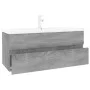 Badezimmerschrank aus grauem Sonoma-Sperrholz mit Waschbecken von , Badezimmerwaschtische - Ref: Foro24-3152886, Preis: 290,5...