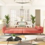 2-seater sofa bed with two pink velvet cushions by , Sofas - Ref: Foro24-337586, Price: 313,80 €, Discount: %