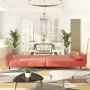 2-Sitzer-Schlafsofa mit zwei rosa Samtkissen von , Sofas - Ref: Foro24-337586, Preis: 308,55 €, Rabatt: %