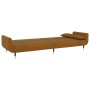 2-Sitzer-Schlafsofa mit zwei braunen Samtkissen von , Sofas - Ref: Foro24-337590, Preis: 308,60 €, Rabatt: %