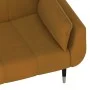 2-Sitzer-Schlafsofa mit zwei braunen Samtkissen von , Sofas - Ref: Foro24-337590, Preis: 285,23 €, Rabatt: %