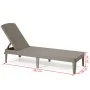 Keter Jaipur Lounger Cappuccino Color 235163 by , Loungers - Ref: Foro24-420018, Price: 90,33 €, Discount: %