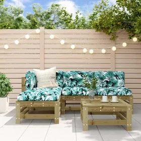 Garden sofa set 5 pieces impregnated pine wood by , Garden sets - Ref: Foro24-3186556, Price: 283,77 €, Discount: %