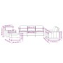 Sofa set with cushions 4 pieces red velvet by , Sofas - Ref: Foro24-3201490, Price: 610,41 €, Discount: %