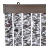 Brown and beige chenille mosquito net curtain 56x200 cm by , Mosquito nets for windows - Ref: Foro24-315129, Price: 38,73 €, ...