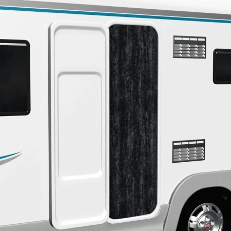 Anthrazitgrauer Chenille-Moskitonetzvorhang 56x200 cm von , Moskitonetze für Fenster - Ref: Foro24-315141, Preis: 37,22 €, Ra...