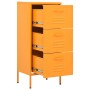 Mustard steel storage cabinet 42.5x35x101.5 cm by , Lockers and storage cabinets - Ref: Foro24-336182, Price: 124,13 €, Disco...