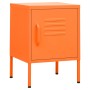 Mesita de noche acero naranja 35x35x51 cm de , Mesitas de noche - Ref: Foro24-336210, Precio: 71,87 €, Descuento: %