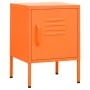 Nachttisch aus orangefarbenem Stahl, 35 x 35 x 51 cm von , Nachttische - Ref: Foro24-336210, Preis: 70,76 €, Rabatt: %