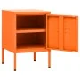 Nachttisch aus orangefarbenem Stahl, 35 x 35 x 51 cm von , Nachttische - Ref: Foro24-336210, Preis: 70,76 €, Rabatt: %