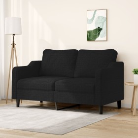 2-seater black fabric sofa 140 cm by , Sofas - Ref: Foro24-359363, Price: 224,14 €, Discount: %