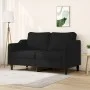 2-seater black fabric sofa 140 cm by , Sofas - Ref: Foro24-359363, Price: 220,95 €, Discount: %