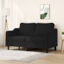 2-Sitzer-Sofa aus schwarzem Stoff, 140 cm von , Sofas - Ref: Foro24-359363, Preis: 224,14 €, Rabatt: %