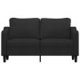 2-Sitzer-Sofa aus schwarzem Stoff, 140 cm von , Sofas - Ref: Foro24-359363, Preis: 224,14 €, Rabatt: %