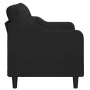 Sofá de 2 plazas de tela negro 140 cm de , Sofás - Ref: Foro24-359363, Precio: 220,93 €, Descuento: %