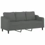3-seater sofa in dark gray fabric 180 cm by , Sofas - Ref: Foro24-359368, Price: 263,30 €, Discount: %