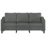 3-seater sofa in dark gray fabric 180 cm by , Sofas - Ref: Foro24-359368, Price: 263,30 €, Discount: %
