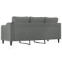 3-seater sofa in dark gray fabric 180 cm by , Sofas - Ref: Foro24-359368, Price: 281,76 €, Discount: %