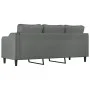 3-seater sofa in dark gray fabric 180 cm by , Sofas - Ref: Foro24-359368, Price: 263,30 €, Discount: %