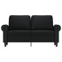 2-seater sofa in black synthetic leather 120 cm by , Sofas - Ref: Foro24-359499, Price: 235,83 €, Discount: %