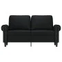 2-seater sofa in black synthetic leather 120 cm by , Sofas - Ref: Foro24-359499, Price: 232,15 €, Discount: %