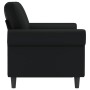 2-seater sofa in black synthetic leather 120 cm by , Sofas - Ref: Foro24-359499, Price: 235,83 €, Discount: %