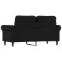 2-seater sofa in black synthetic leather 120 cm by , Sofas - Ref: Foro24-359499, Price: 232,15 €, Discount: %