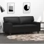 2-Sitzer-Sofa aus schwarzem Kunstleder, 120 cm von , Sofas - Ref: Foro24-359412, Preis: 268,75 €, Rabatt: %