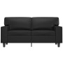 2-seater sofa in black synthetic leather 120 cm by , Sofas - Ref: Foro24-359412, Price: 273,85 €, Discount: %
