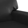 2-seater sofa in black synthetic leather 120 cm by , Sofas - Ref: Foro24-359412, Price: 268,75 €, Discount: %