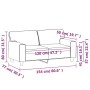 2-seater sofa in black synthetic leather 120 cm by , Sofas - Ref: Foro24-359412, Price: 273,85 €, Discount: %