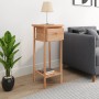 Beistelltisch mit Schublade aus massivem Walnussholz, 25 x 25 x 60 cm von , Seitentische - Ref: Foro24-350343, Preis: 45,57 €...