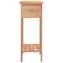 Side table with solid walnut wood drawer 25x25x60 cm by , Side tables - Ref: Foro24-350343, Price: 45,57 €, Discount: %