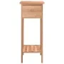 Side table with solid walnut wood drawer 25x25x60 cm by , Side tables - Ref: Foro24-350343, Price: 44,81 €, Discount: %