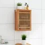 Bathroom cabinet for wall solid walnut wood 42x23x60 cm by , Lockers and storage cabinets - Ref: Foro24-350357, Price: 62,76 ...