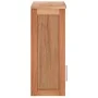 Bathroom cabinet for wall solid walnut wood 42x23x60 cm by , Lockers and storage cabinets - Ref: Foro24-350357, Price: 62,76 ...