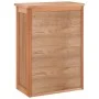 Bathroom cabinet for wall solid walnut wood 42x23x60 cm by , Lockers and storage cabinets - Ref: Foro24-350357, Price: 62,76 ...