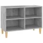 TV-Schrank, Beine aus Massivholz, betongrau, 69,5 x 30 x 50 cm von , TV-Möbel - Ref: Foro24-805927, Preis: 38,19 €, Rabatt: %