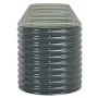Gray galvanized steel flower bed 400x80x81 cm by vidaXL, Pots and planters - Ref: Foro24-45521, Price: 289,27 €, Discount: %