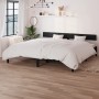 Schwarzer Super-King-Bettrahmen aus Massivholz, 180 x 200 cm von , Betten und Lattenroste - Ref: Foro24-810166, Preis: 153,10...