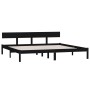 Schwarzer Super-King-Bettrahmen aus Massivholz, 180 x 200 cm von , Betten und Lattenroste - Ref: Foro24-810166, Preis: 153,10...