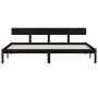 Estructura de cama madera maciza Super King negra 180x200 cm de , Camas y somieres - Ref: Foro24-810166, Precio: 124,32 €, De...
