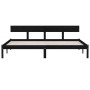 Schwarzer Super-King-Bettrahmen aus Massivholz, 180 x 200 cm von , Betten und Lattenroste - Ref: Foro24-810166, Preis: 153,10...