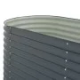 Graues Blumenbeet aus verzinktem Stahl, 400 x 80 x 81 cm von vidaXL, Töpfe und Pflanzgefäße - Ref: Foro24-45521, Preis: 283,8...