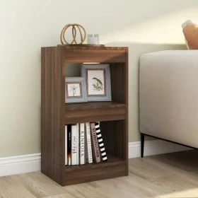 Brown oak shelving/space divider 40x30x72 cm by , Bookcases and shelves - Ref: Foro24-813586, Price: 41,08 €, Discount: %
