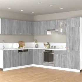 Armario colgante madera ingeniería gris Sonoma 60x31x40 cm de , Armarios de cocina - Ref: Foro24-815592, Precio: 49,63 €, Des...